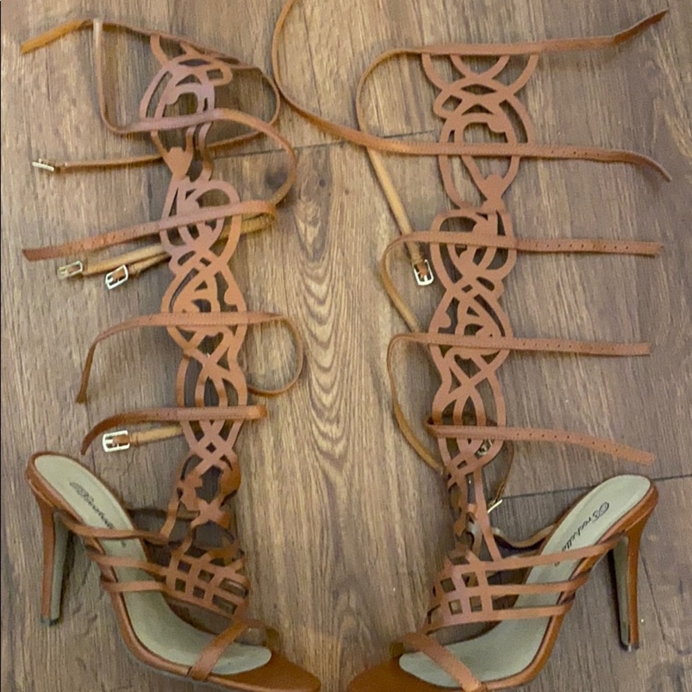 Strap heels
